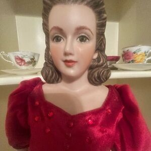 Handmade 19” porcelain Scarlett O’Hara doll